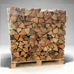 Buchen-Brennholz 30 cm kammergetrocknet auf Palette – Bild 2