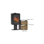 Domino-Holzofen mit Fuß und 2-Stufen-Modul – 8,5 kW – Bild 3