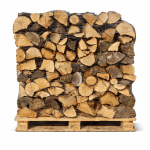 Brennholz aus Eiche, 30 cm, trockene Scheite auf Palette