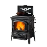 Holzofen mit Flachheizung Isetta Con Cerchi.16 - 7,3 kW – Bild 2