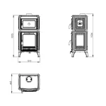 Holzofen mit Fusio-Ofen – 7 kW – Bild 3