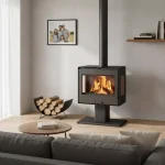 Helia-Holzofen mit Panoramablick – 10 kW – Bild 2
