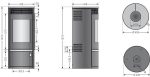 Oranier Kaminofen Rota Top 2.0 – 5,5 kW mit Sandstein-Abdeckung – Bild 2